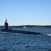 USS Washington (SSN 787) arrives at Portsmouth Naval Shipyard