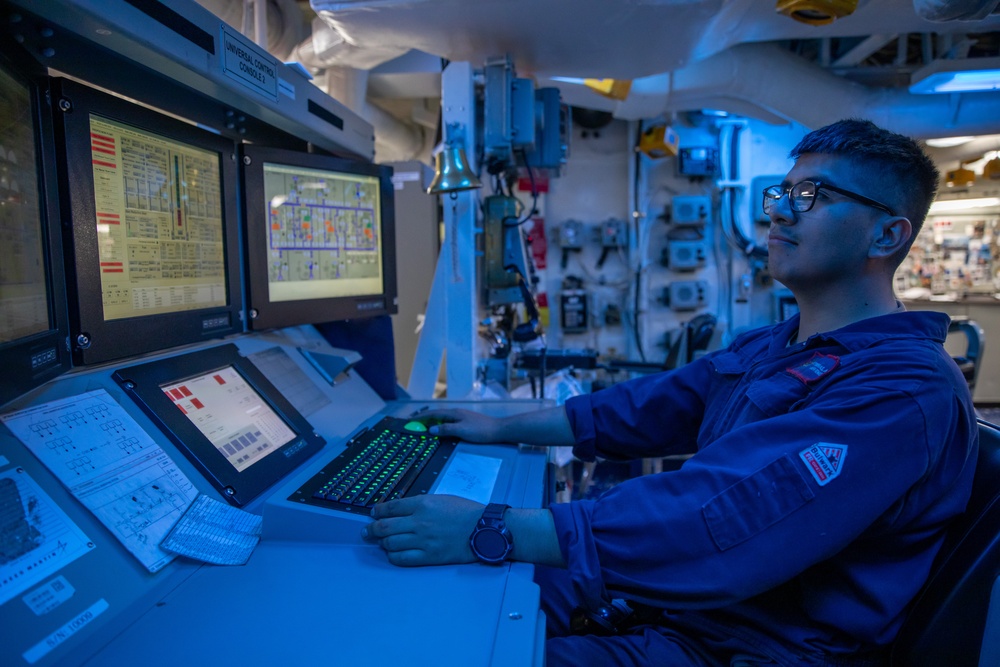 Routine Operations aboard the USS Cole