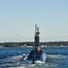 USS Washington (SSN 787) arrives at Portsmouth Naval Shipyard