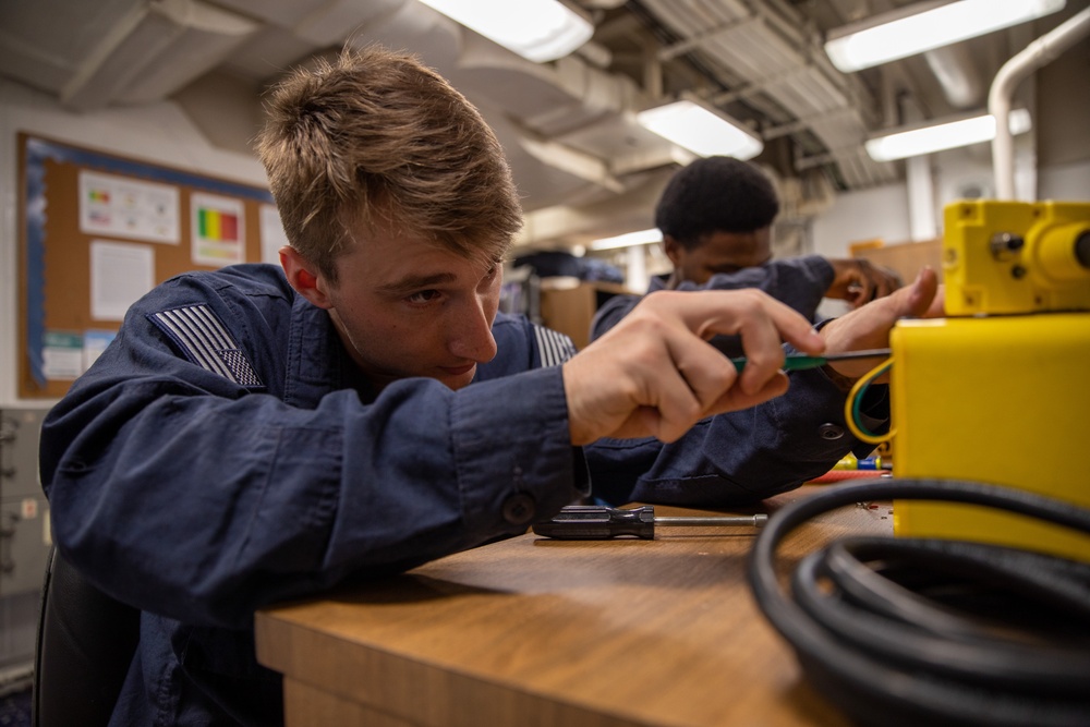 Routine Operations aboard the USS Cole