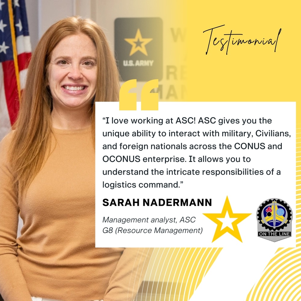 ASC Employee Testimonial, Sarah Nadermann