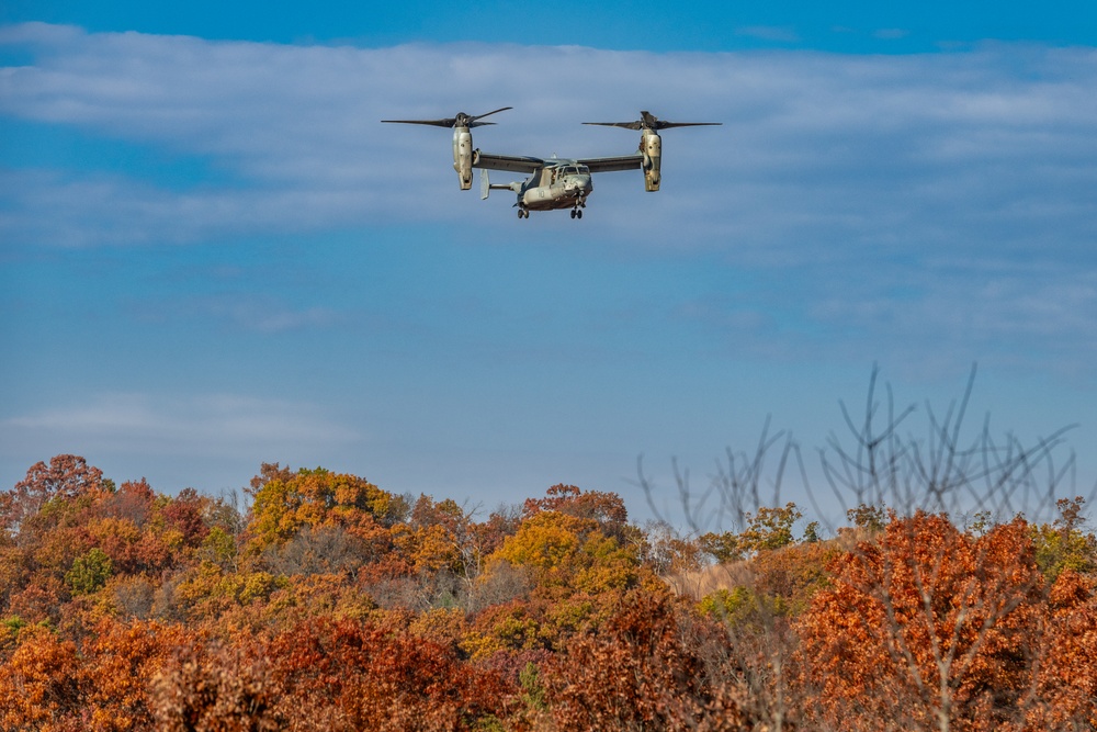 V-22 Ospreys at Fort McCoy