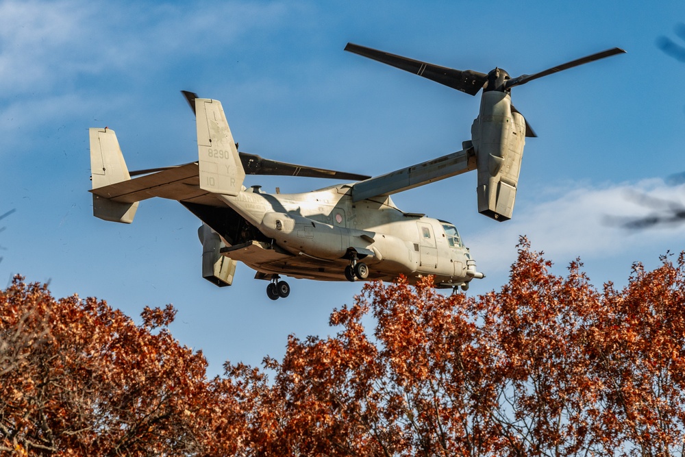 V-22 Ospreys at Fort McCoy