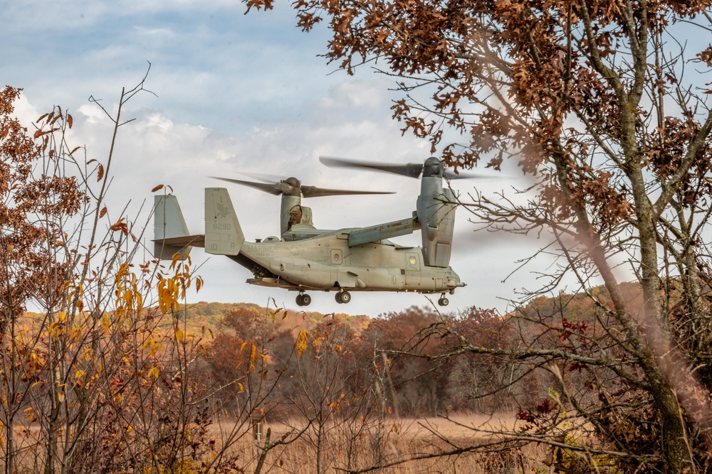 V-22 Ospreys at Fort McCoy