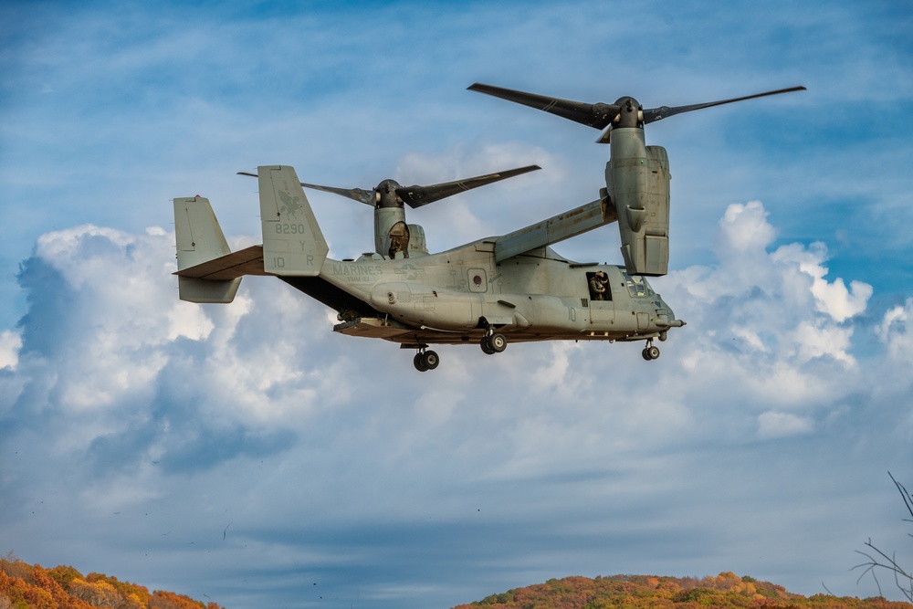 V-22 Ospreys at Fort McCoy