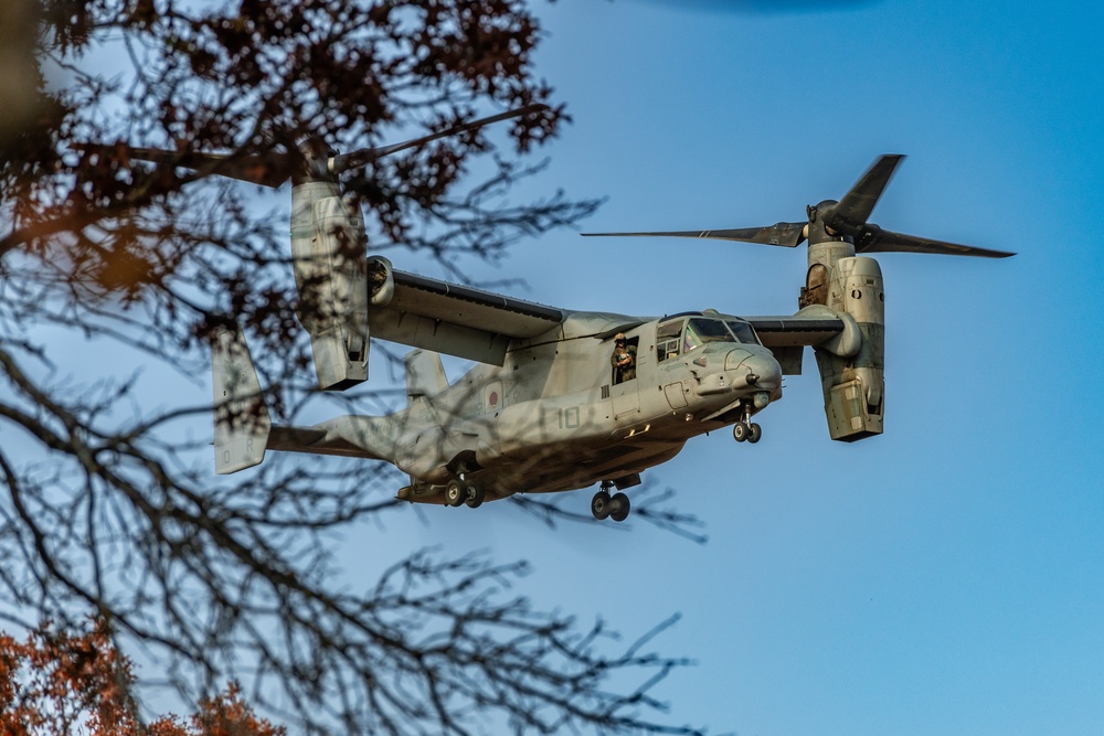 V-22 Ospreys at Fort McCoy