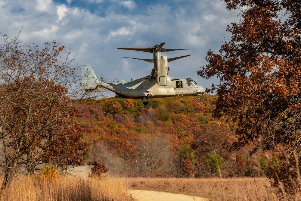 V-22 Ospreys at Fort McCoy