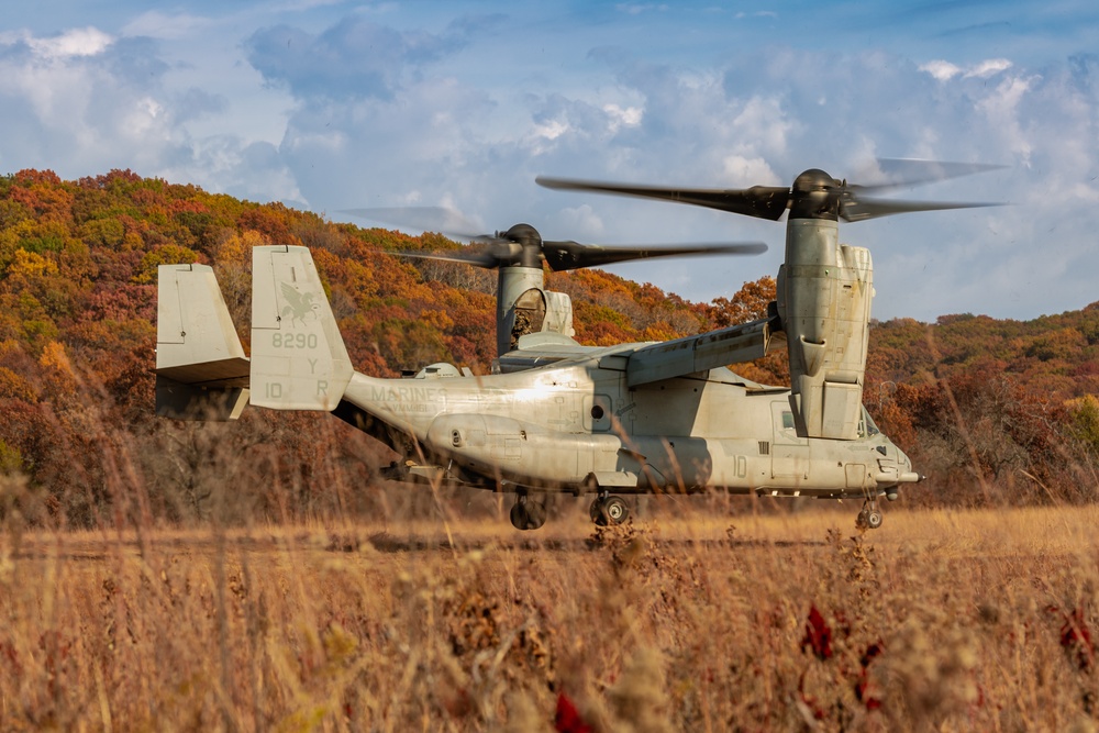 V-22 Ospreys at Fort McCoy