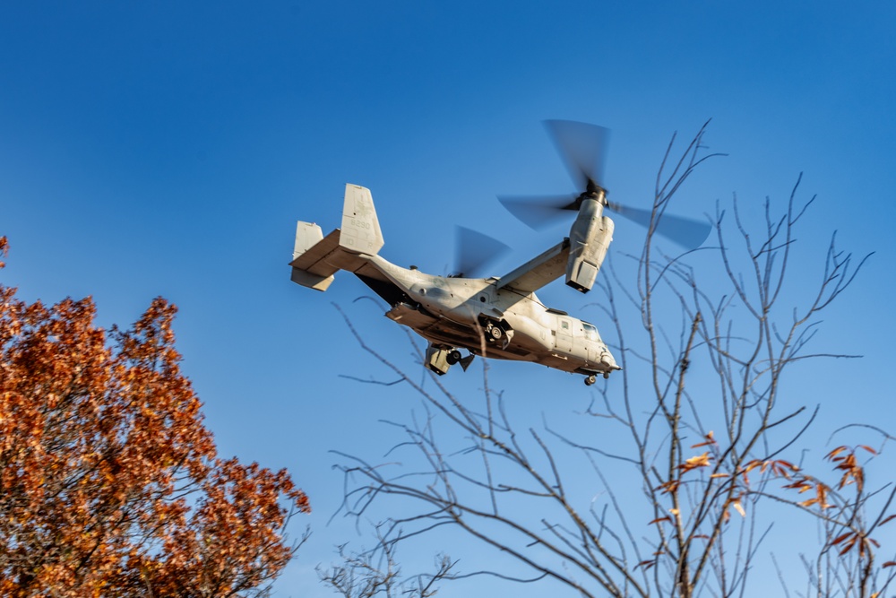 V-22 Ospreys at Fort McCoy