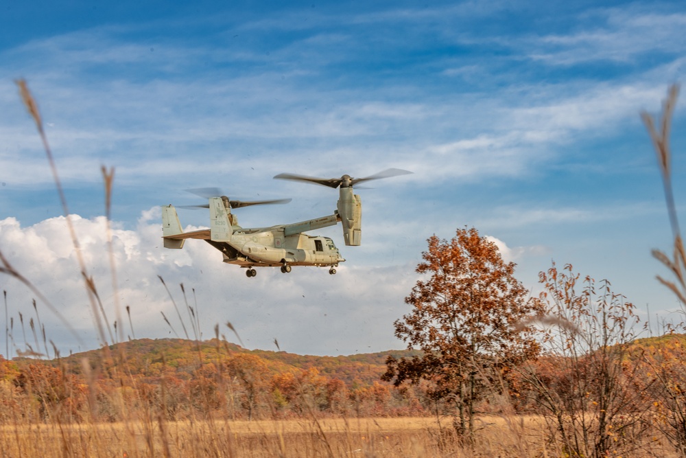 V-22 Ospreys at Fort McCoy