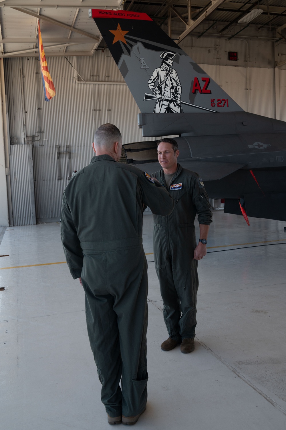 Gen. Gregory Guillot, Commander, North American Aerospace Defense Command and U.S. Northern Command, visits 162d Aerospace Control Alert Detachment