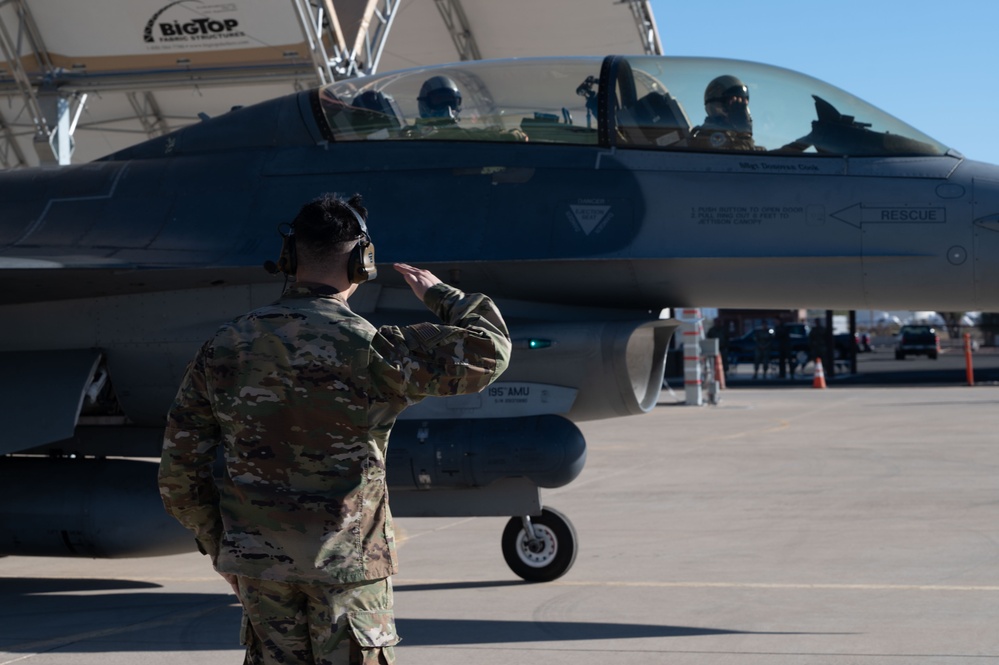 Gen. Gregory Guillot, Commander, North American Aerospace Defense Command and U.S. Northern Command, visits 162d Aerospace Control Alert Detachment