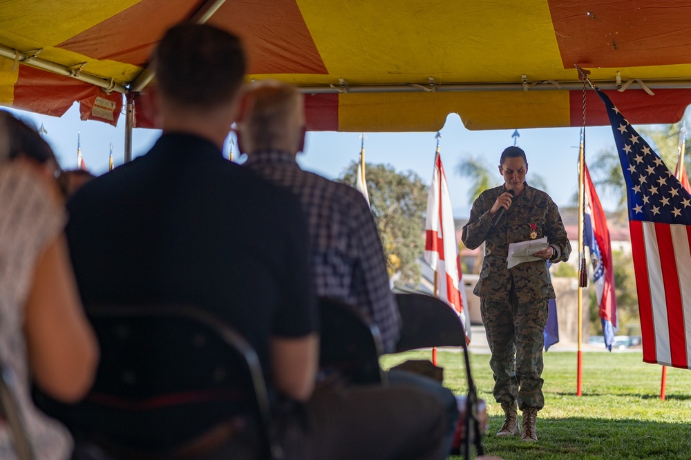 Master Gunnery Sgt. Jones Retirement Ceremony