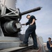 USS Comstock (LSD 45) Visits Naval Surface Warfare Center, Port Hueneme Division for Combat Systems Checkup