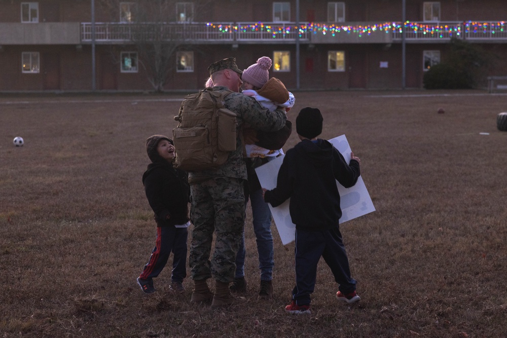 24th MEU 1st Battalion 8th Marines Return Home