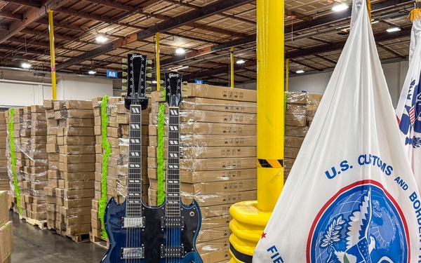 CBP and Partners Seize More than $18 million in Fake Gibson Guitars