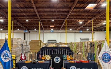 CBP and Partners Seize More than $18 million in Fake Gibson Guitars