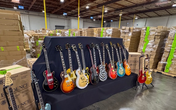 CBP and Partners Seize More than $18 million in Fake Gibson Guitars