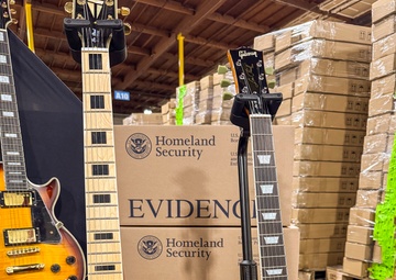 CBP and Partners Seize More than $18 million in Fake Gibson Guitars