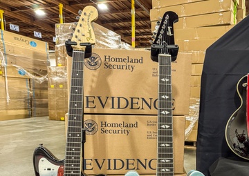CBP and Partners Seize More than $18 million in Fake Gibson Guitars
