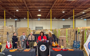 CBP and Partners Seize More than $18 million in Fake Gibson Guitars