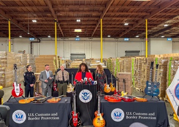 CBP and Partners Seize More than $18 million in Fake Gibson Guitars