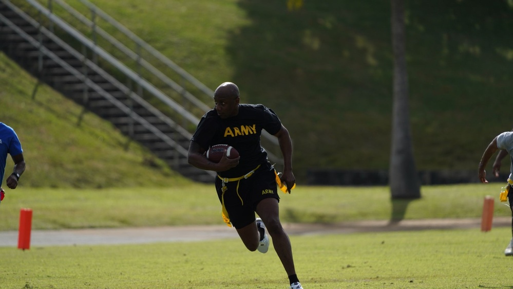 Fort Buchanan keeps the Thanksgiving Football Tradition alive in the Caribbean