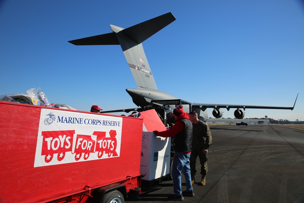 MAG-49 Delivers Toys for Tots in Support of Hurricane Helene Relief