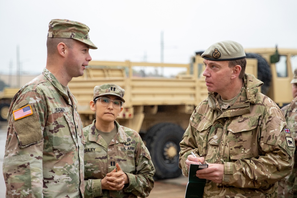 III Armored Corps Deputy Commanding Generals assess the conditions of HHBN's Maintenance and Equipment