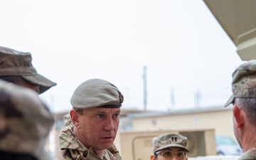 III Armored Corps Deputy Commanding Generals assess the conditions of HHBN's Maintenance and Equipment