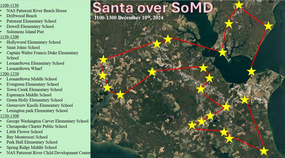 Media Advisory: Santa Claus visits Southern Maryland Dec. 10 (Courtesy of the U.S. Navy)