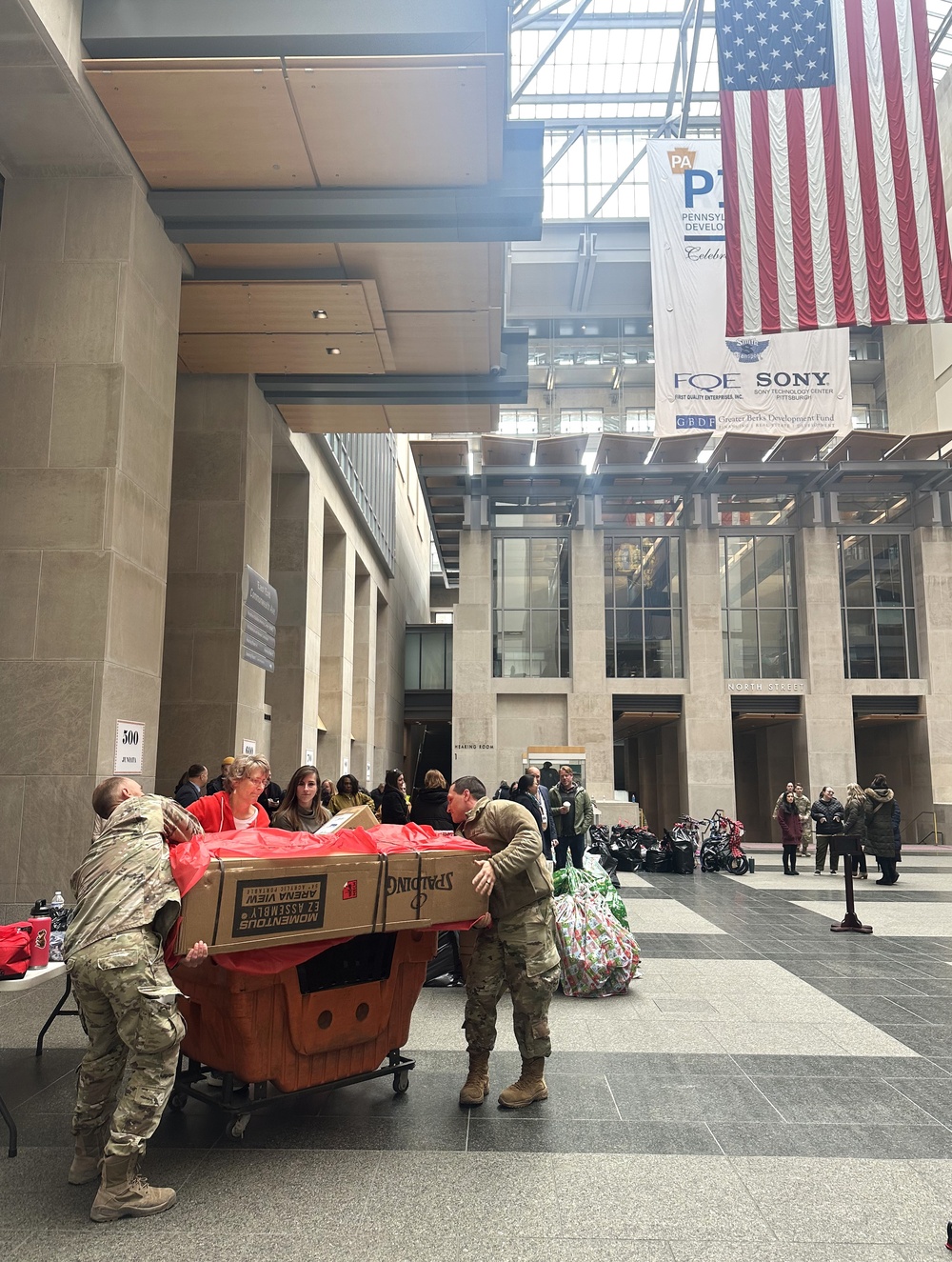Pennsylvania Guardsmen help deliver holiday cheer