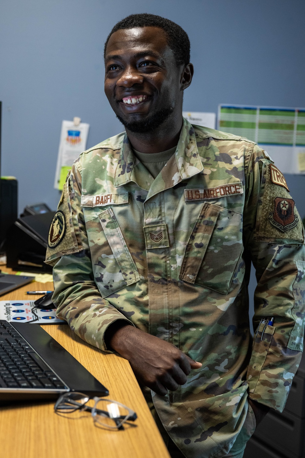 'Hands go, hands come': An Airman's journey from Ghana to graduation