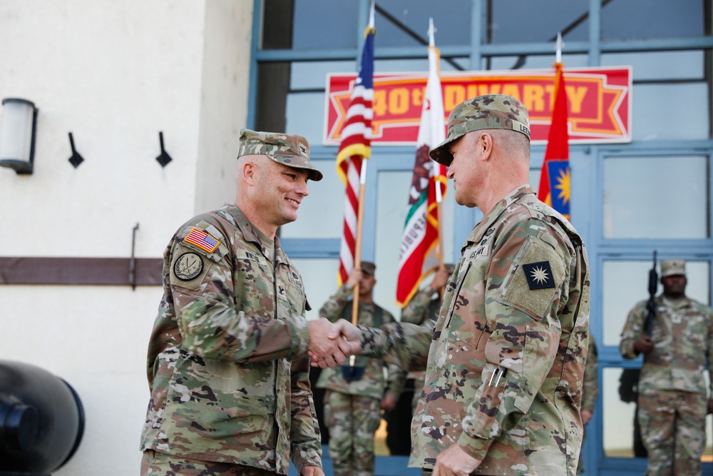 40th Division Artillery Activation Ceremony