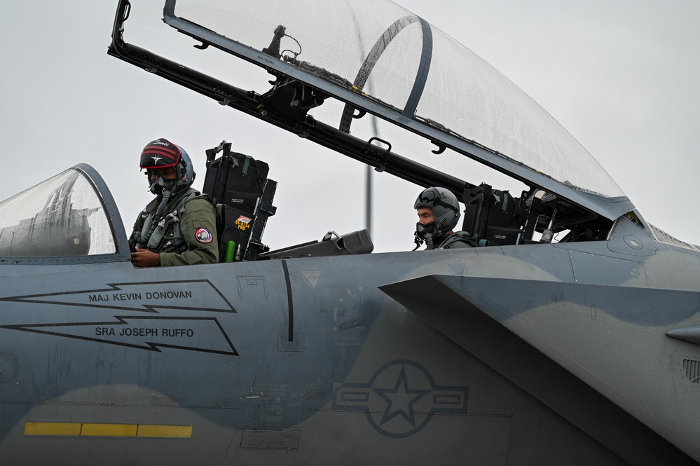 104th Fighter Wing pilot honors brother's retirement with F-15D incentive flight