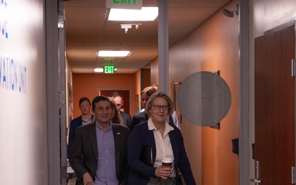 Commandant of the U.S. Coast Guard, Admiral Linda L. Fagan, visits the Defense Innovation Unit
