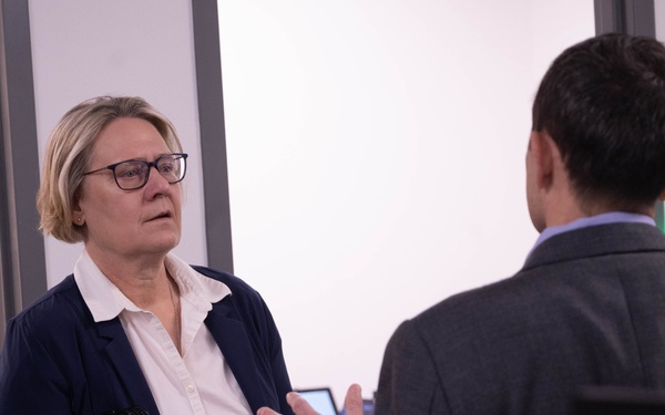 Commandant of the U.S. Coast Guard, Admiral Linda L. Fagan, visits the Defense Innovation Unit