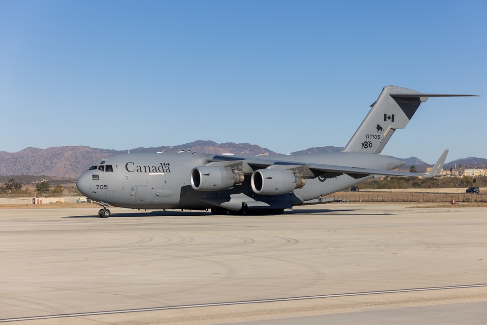 U.S. Marines rehearse HIMARS employment with Royal Canadian Air Force