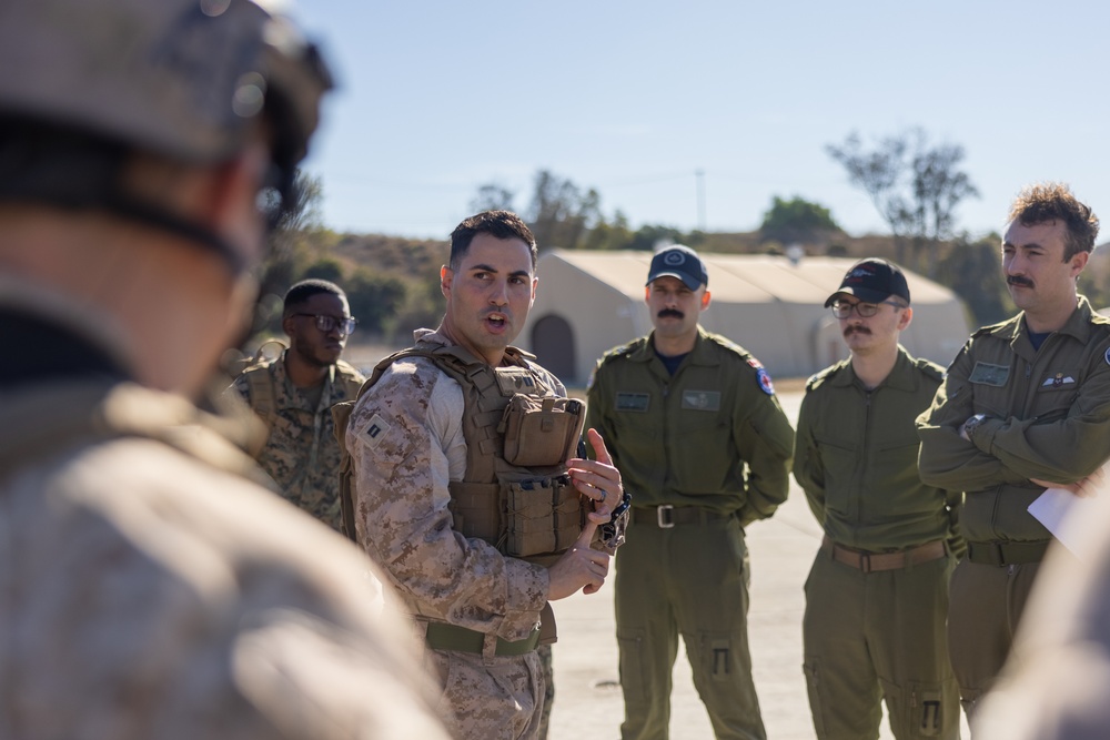 U.S. Marines rehearse HIMARS employment with Royal Canadian Air Force
