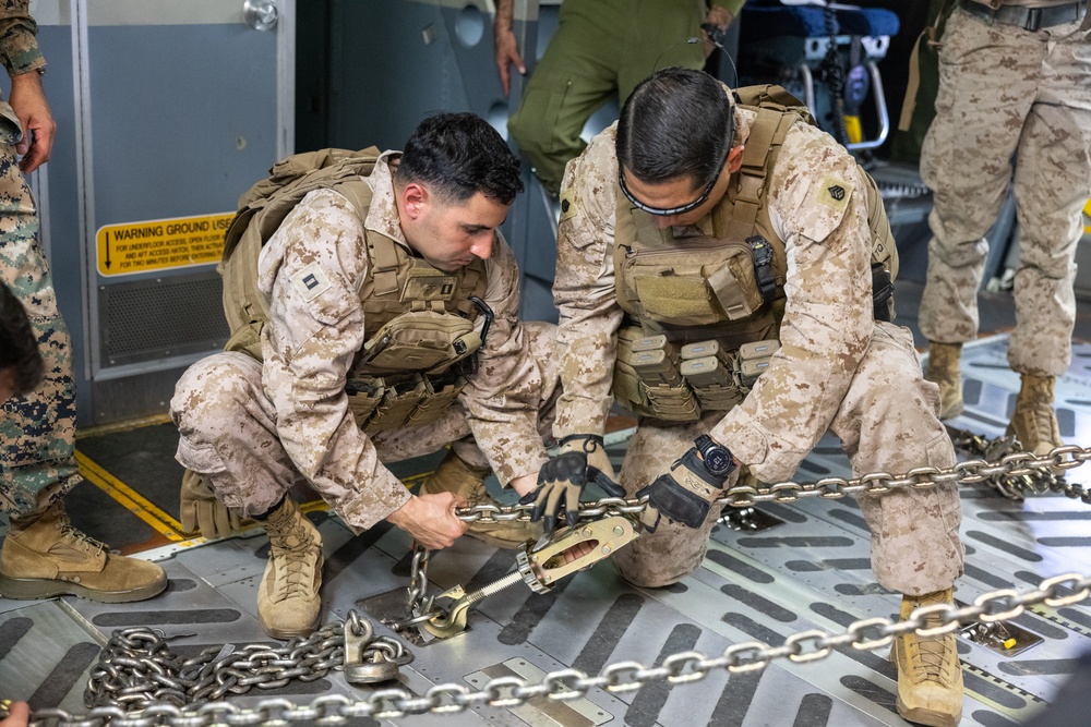 U.S. Marines rehearse HIMARS employment with Royal Canadian Air Force