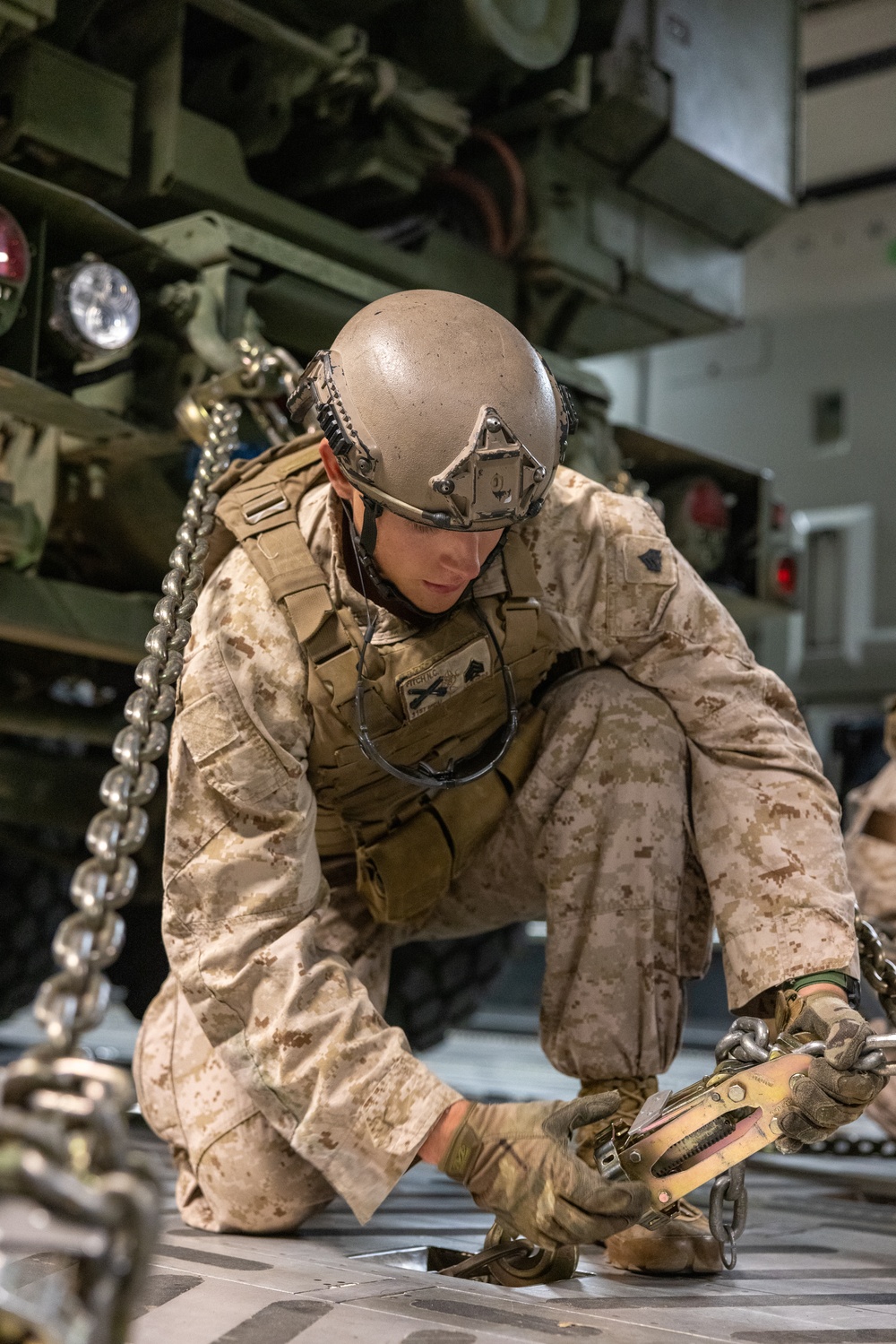 U.S. Marines rehearse HIMARS employment with Royal Canadian Air Force