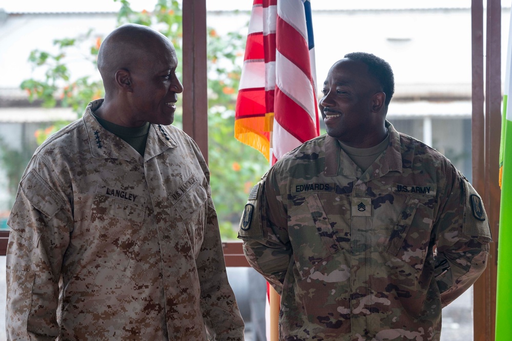 AFRICOM commander, Langley, key leaders visit eastern Africa