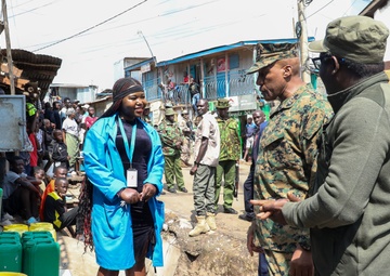 AFRICOM commander, Langley, key leaders visit eastern Africa