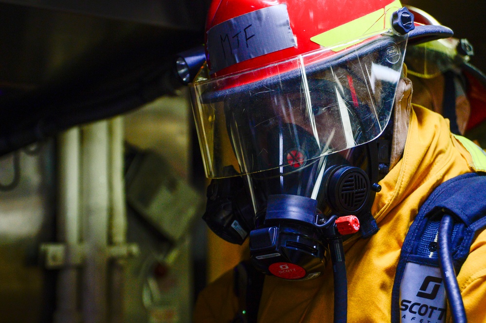 USNS Mercy Fire Drill