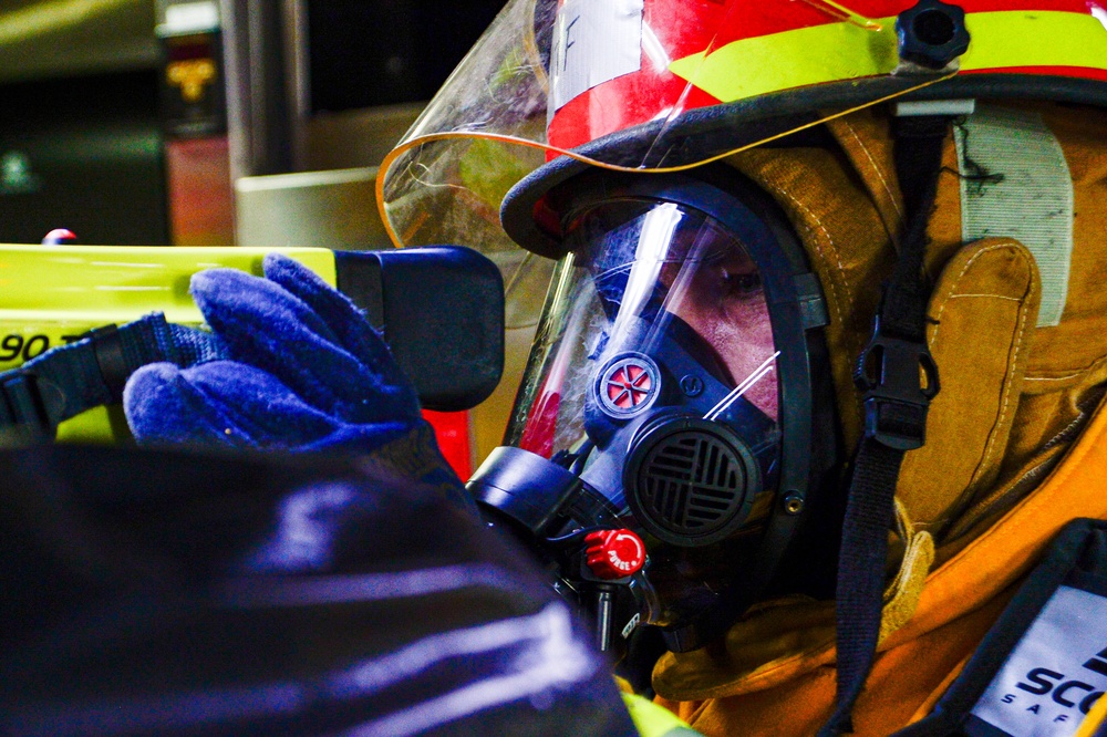 USNS Mercy Fire Drill