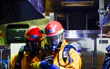 USNS Mercy Fire Drill