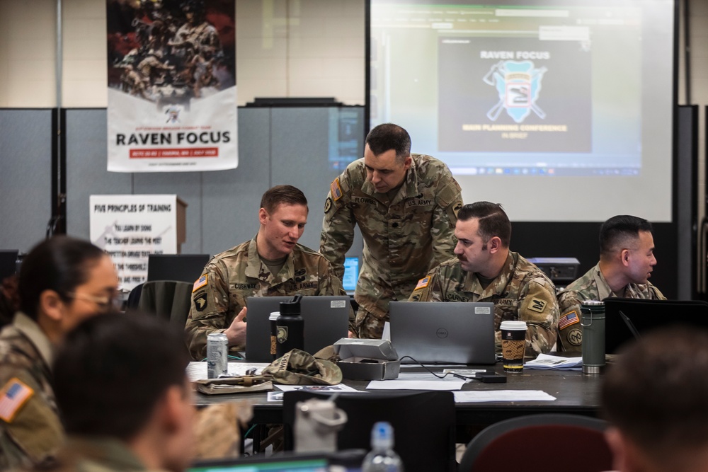 Raven Focus: 81st SBCT conducts Planning Conference in preparation for XCTC rotation