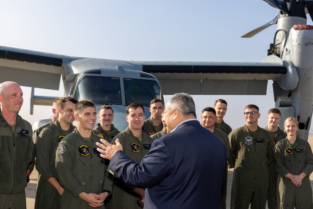 Secretary of the Navy visits MCAS Miramar and 3rd MAW