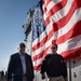 SECNAV holds all hands call aboard Boxer with former Governor Arnold