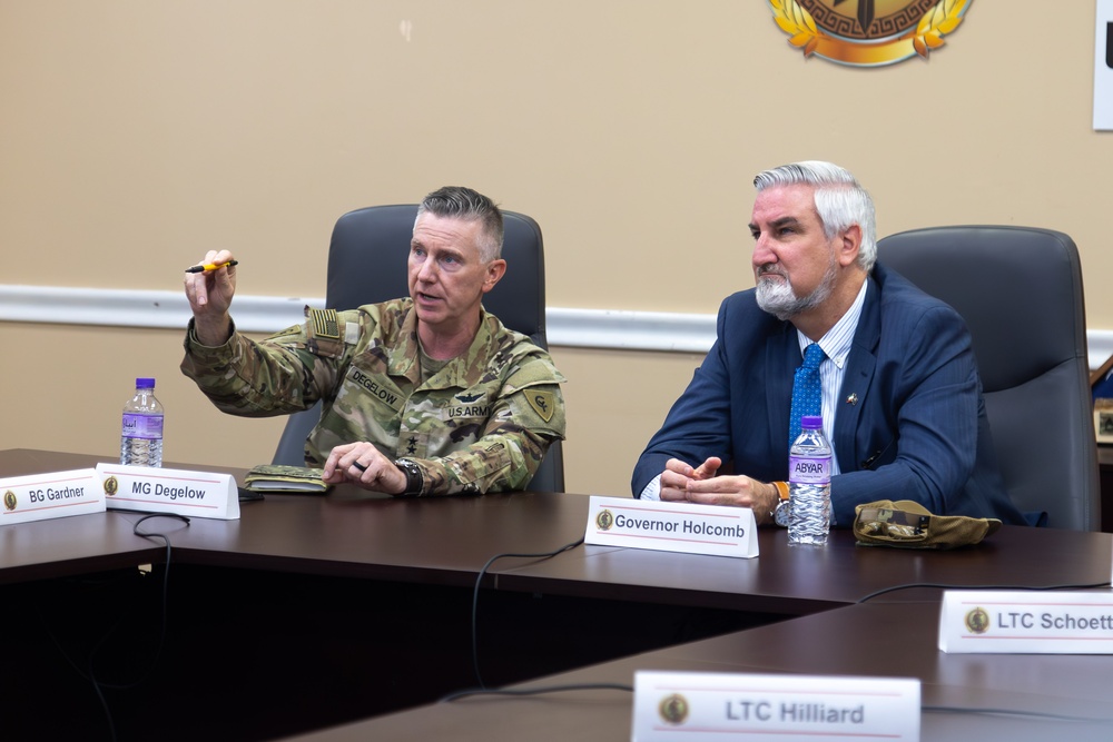 Indiana’s Key Leadership Visits Task Force Spartan